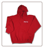 TOUGH AS NAILS Pullover Hoodie Red