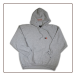 Plus Sized LETTER BLOCK Pullover Hoodie Ash